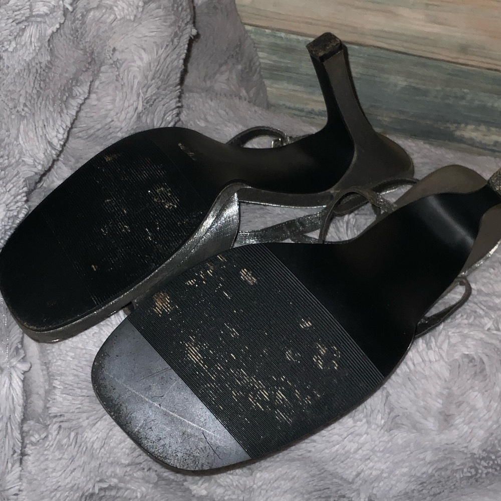 Jessica Silver Sandals with Clutch - Picture 13 of 13